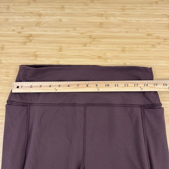 prAna Women's Burgundy High Waisted Leggings Athleisure Yoga Pants XL - Picture 4 of 10